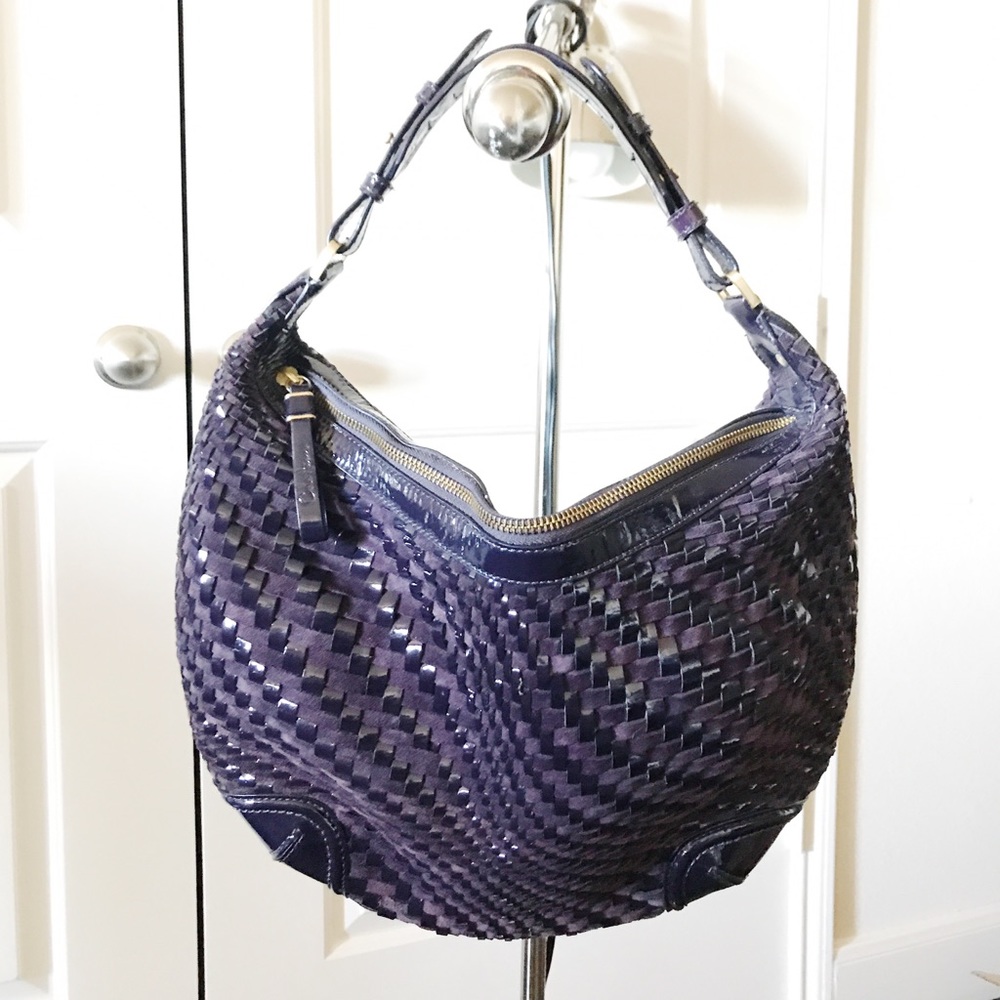Cole Han Genevieve Woven Leather Shoulder Bag
